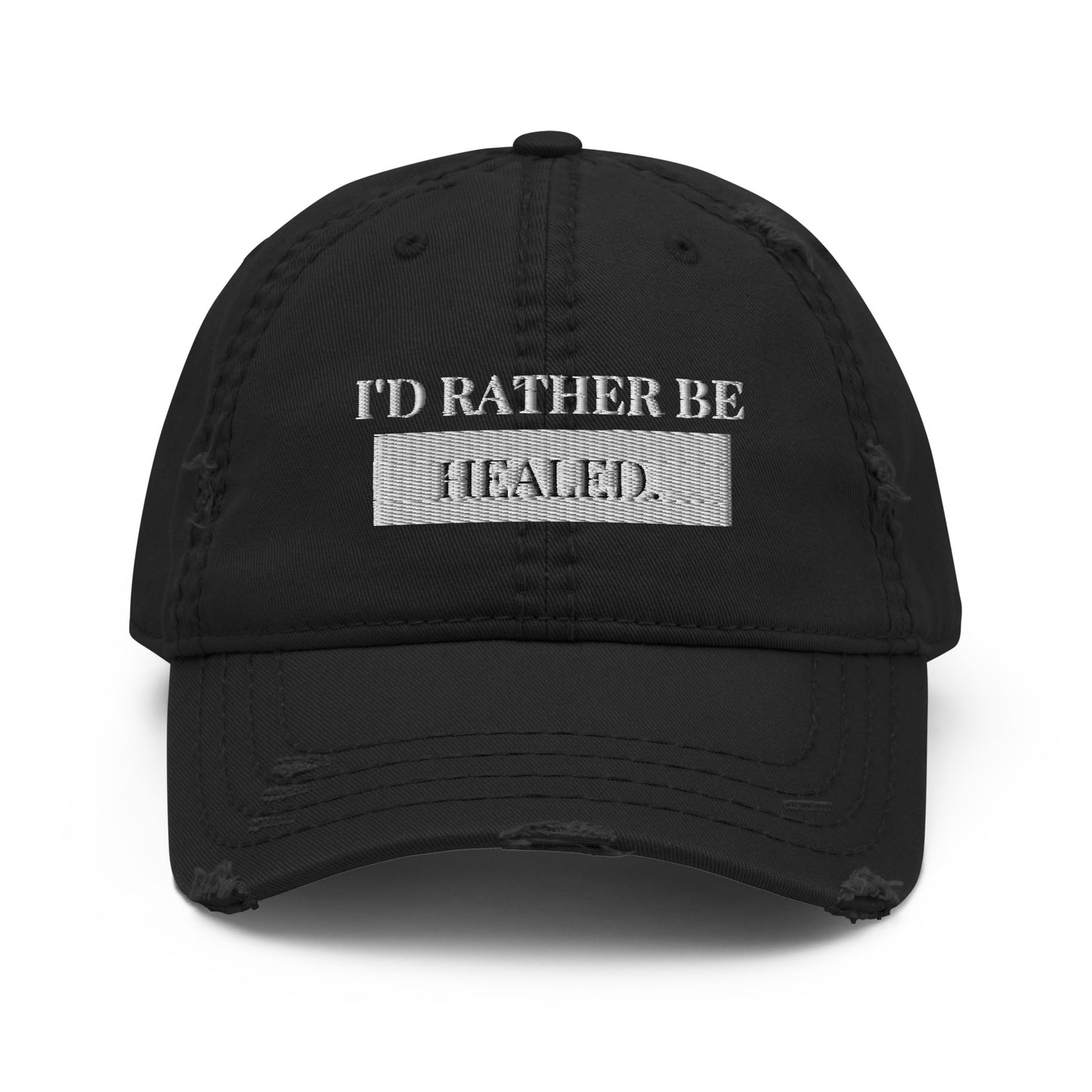 Healed Distressed Hat